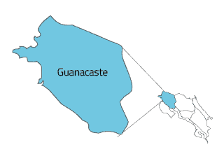guanacaste costa rica map
