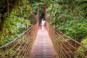 hanging bridge monteverde costa rica